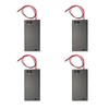 Lpdphanxfkx 2AA Battery Holder with Switch and Wires, 4 Pcs