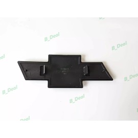 Auto Gloss Black Front Grill Bowtie Emblem 1999-02 Silverado 2000-06 Tahoe Suburban