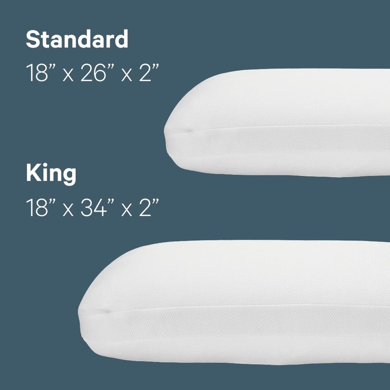 Casper Sleep Essential Cooling Foam Pillow, Standard Size – Firm