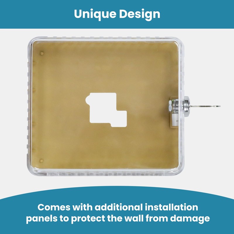 Thermostat Lock Box with Key 5" L x 4.5" W