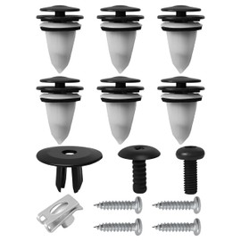 51132757697 Hood Scoop Mounting Kit - Compatible with MINI Cooper R56 S (2007-2013), R55 S Clubman (2008-2015), R57 S/R58 S/R59 S (2009-2015) - Complete Mounting Set