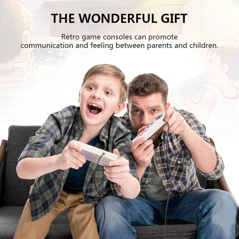 TV Retro Game Console with 600+ Classic Games and 2