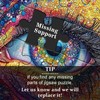 Impossible Puzzles for Adults 1000 Pieces, Colorful Eye Gemstone Art