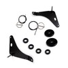 Melincars Hood Pin Kit for 2008-2016 Dodge Challenger, Black Steel