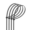 Kabelbinder aus Nylon, 3,6 x 250 mm, schwarz, 40 Stück,