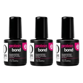 Protein Bond Sellador De Uñas Organic Nails 3 Pzs 10ml Cu                                                                                             