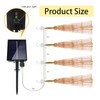 4 Pcs 800LED Solar Starburst Sphere Lights,Firework Light Remote Control