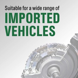 Castrol Transmax Import Multi-Vehicle Automatic Transmision Fluid, 1 Quart, Pack of 6