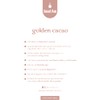 Golden Cacao - Sin azúcar, Sin gluten, Vegano, 100% Natural,