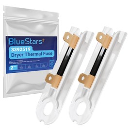 BlueStars 2-Pack 3392519 Dryer Thermal Fuse - Compatible with Whirlpool Kenmore - Replaces AP6008325 G4AP0500 3388651 694511 80005 WP3392519VP
