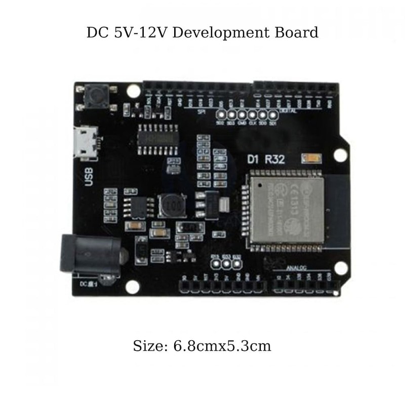 R32 CH340G WiFi Bluetooth Development Board 4MB Flash DC 5V-12V