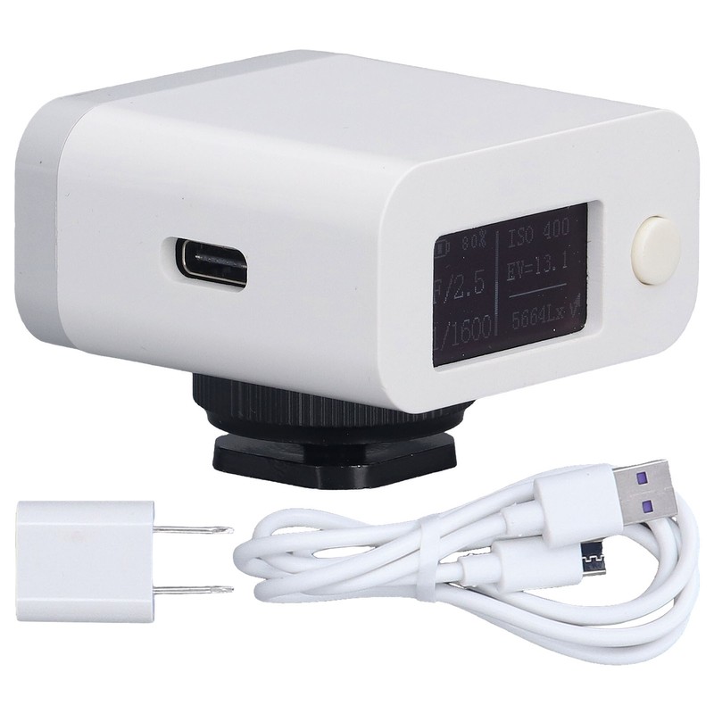 Camera Light Meter Photography Upper Reflection Photometer with USB Cable