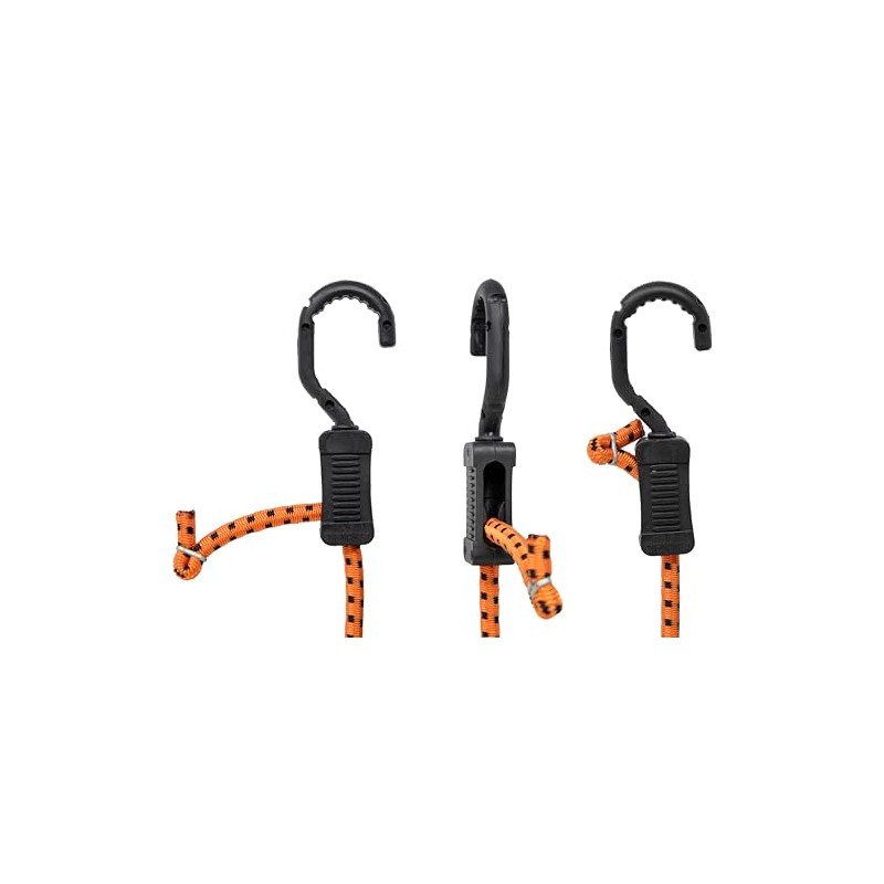 Kotap MABC-36 All Purpose Light Duty Adjustable Bungee Cords, Orange/Black,