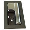 TRQ Passenger Side Interior Door Handle Chrome & Dark Gray