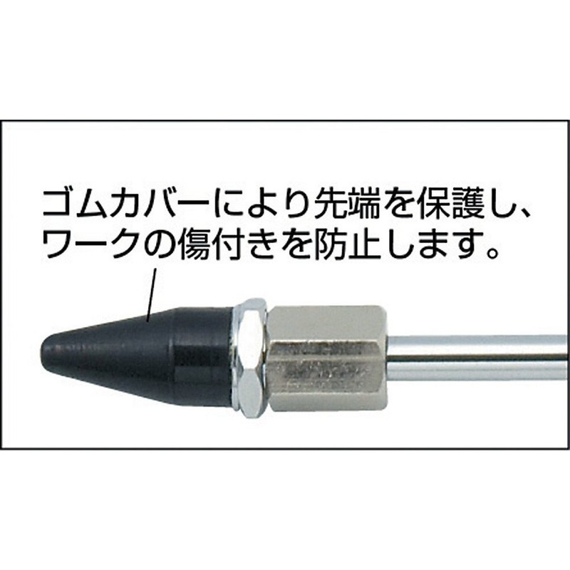 TRUSCO(トラスコ) 樹脂製エアダスターガン プラグタイプ プロテクターノズル TD-50-P