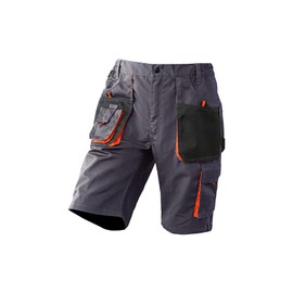 WORK IDEA Men's Work Cargo Shorts Outdoor Multi-Pocket Workwear Hiking Camping Travel Golf Causal, Grey,XL