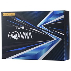 Honma Golf Ball TW-X TW-S 2021 1 Dozen 12 Balls White Yellow 3 Piece Tour Type Spin Distance TOUR WORLD Honma HONMA/TW-S_2021/Yellow