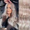ENCOUNTERU Ash Blonde Wear and Go Glueless Wig with Bangs