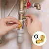 PARFCO Brass movable screw connection 1/2 inch, 2 pieces screw