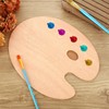 CYEAH 20 Pcs Wooden Paint Palette Paint Tray Palettes for