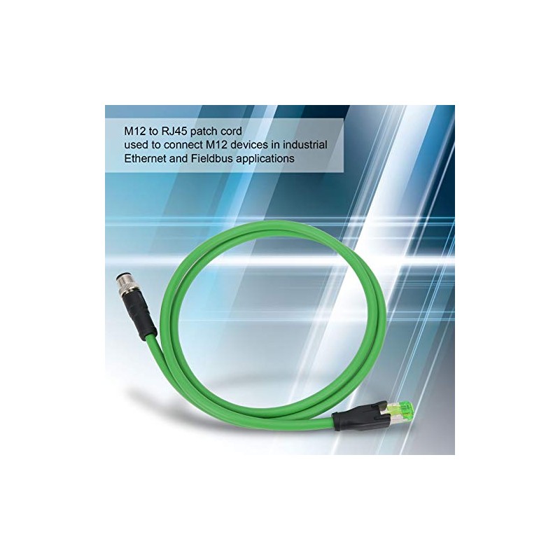 Eujgoov 1 m / 3,28 Pies Cable Blindado Ethernet Industrial