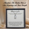 Genuine Moonstone Necklace 925 Sterling Silver Necklace for Women. Moonstone