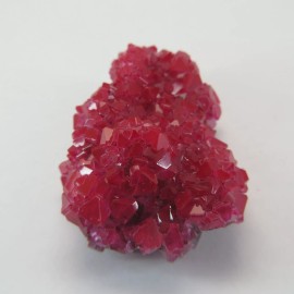 ALUM (small), RED color, Lab created Display MINERAL, from POLAND (Sokolowski)