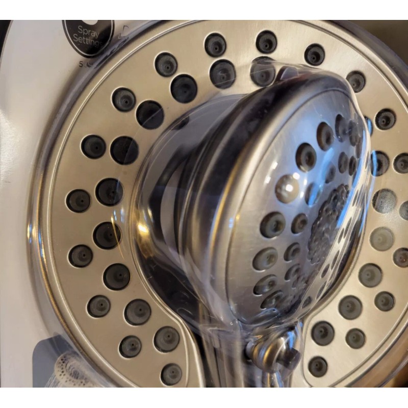 Delta 58569-SS-PK In2ition 2in1 5-Spray Dual Fixed Handheld ShowerHead Stainless