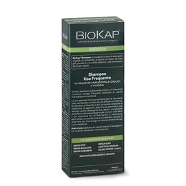 BIOKAP Bellezza Mild Shampoo 200 ml for Daily Hair Washing - Sweet Almond Oil - Yucca Oil - Organic Passion Flower Extract - Organic Marshmallow Root Extract - Essential Oils - Vegan