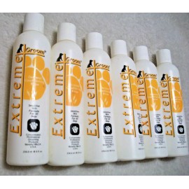 Extreme Groom Lot of 6 EXTREME GROOM Oatmeal Conditioning Rinse for Sensitive Skin Dogs 8oz