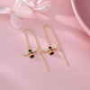 SLUYNZ Solid 925 Sterling Silver Bumble Bee Dangle Earrings for