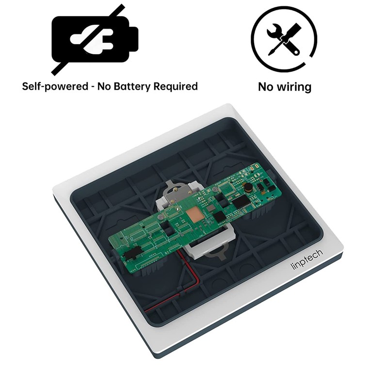 Self-Powered Wireless Light Switch and Receiver Kit, Linptech Remote Control