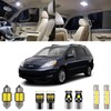 Xpismii 17 Piece 6000K White Sienna Interior LED Lights Kit