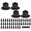 G-PLUS Rear Wheel Axle Hub Cover Kit 33mm Spiked Screw