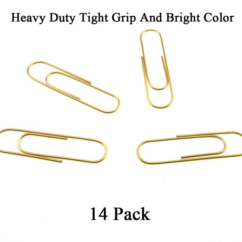 HAHIYO Paperclips 4 inch (100mm) Extra Large Paper Clips Sturdy