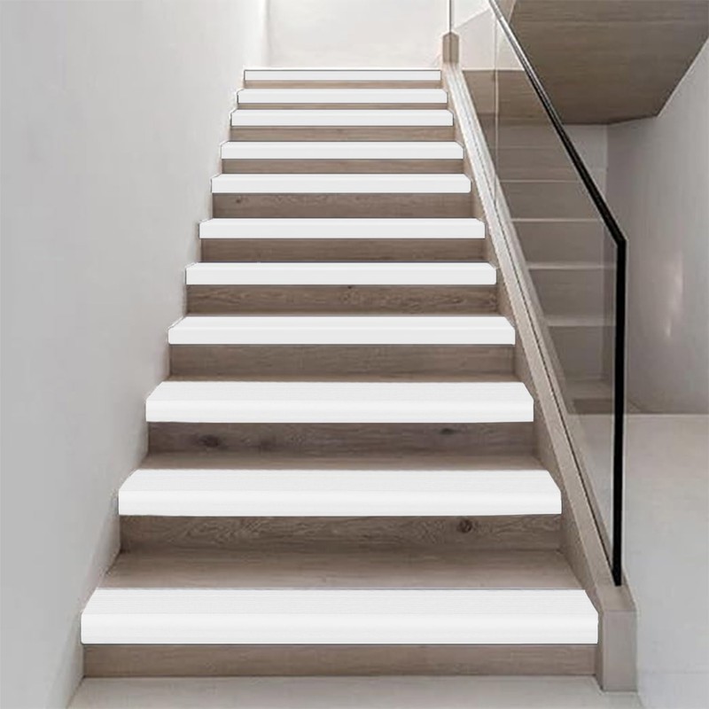 Aetherix Vinyl Stair Nosing 7Ft Self Adhesive Stair Edge Protector