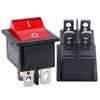 Twidec/2Pcs Rocker Switch AC 10A/125V 6A/250V DPST 4 Pins 2