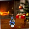 Mini Christmas Tree Artificial Small Xmas Tree Tabletop Desk Decorations
