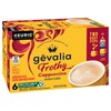 Gevalia Kaffe, 2-Step K-Cup & Froth Packets, (Cappuccino Espresso), 6
