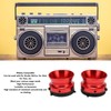 1 Pair NAB Hub Adapters Polished Aluminum Alloy Universal Loading