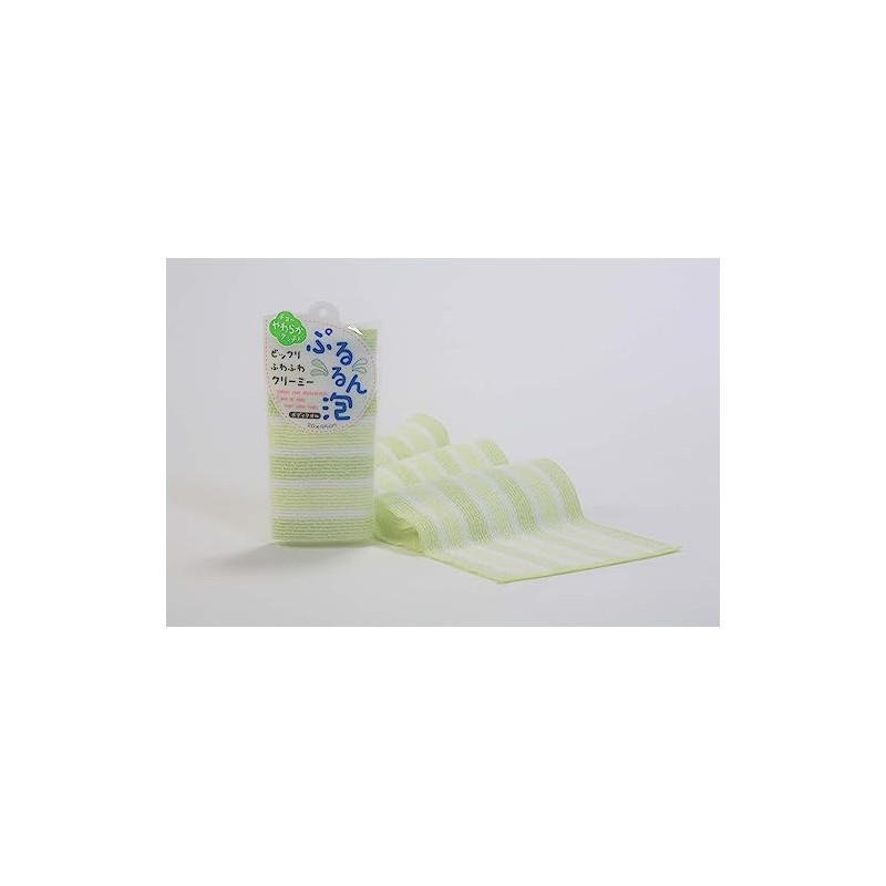 Nippon Kogyo Pururun Foam Body Towel, Green