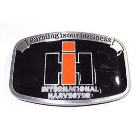 EC Trading International Harvester Metal w/Enamel Accents Belt Buckle