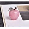 Rose Quartz Apple Crystal Power Stone Interior Red Crystal Object