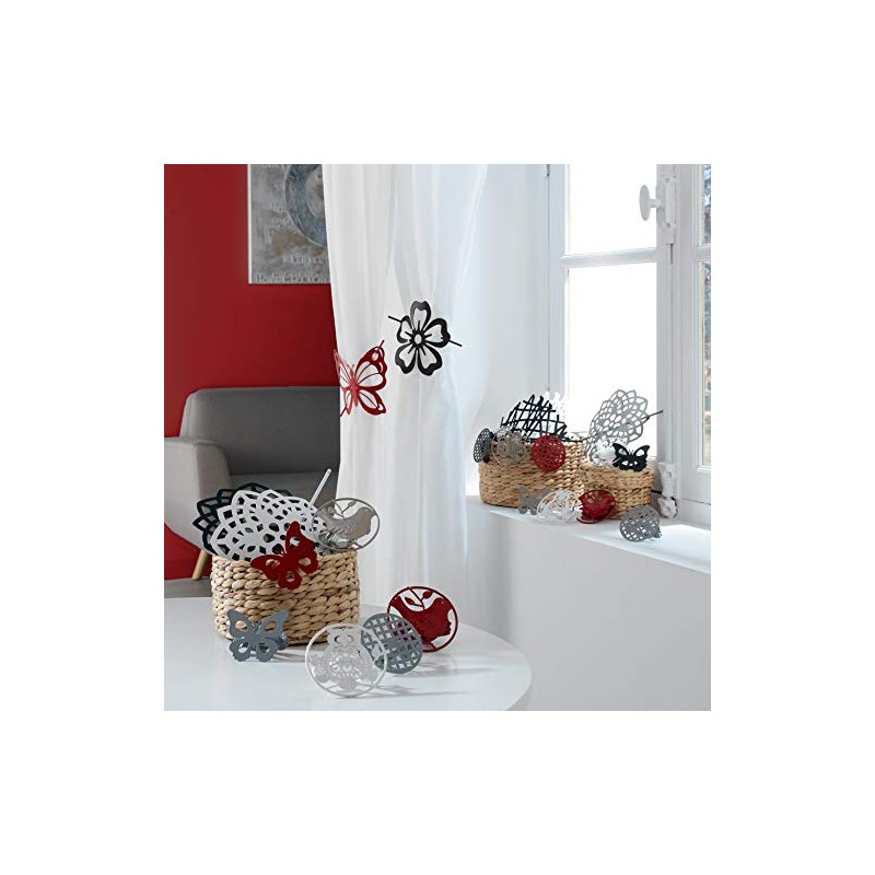 Douceur d'Intérieur 2 Tie Backs Plier Passero Black (0) 8