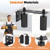 MeBantoo Heavy Duty Sliding Gate Guide Roller Hardware Kit, 4"