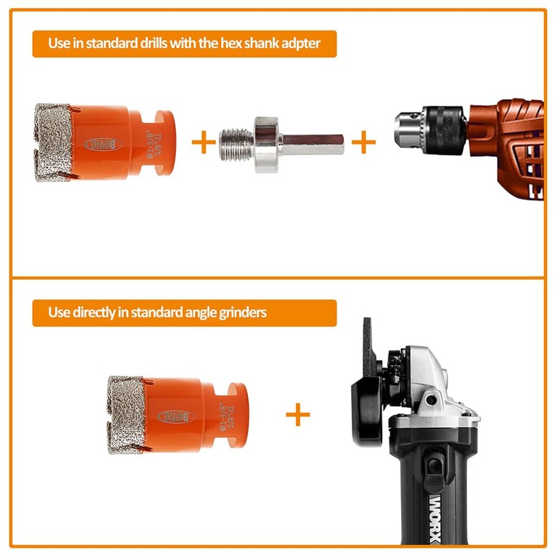 Diamond Core Drill Bit 30mm BGTEC Diamond Hole Saw Tile