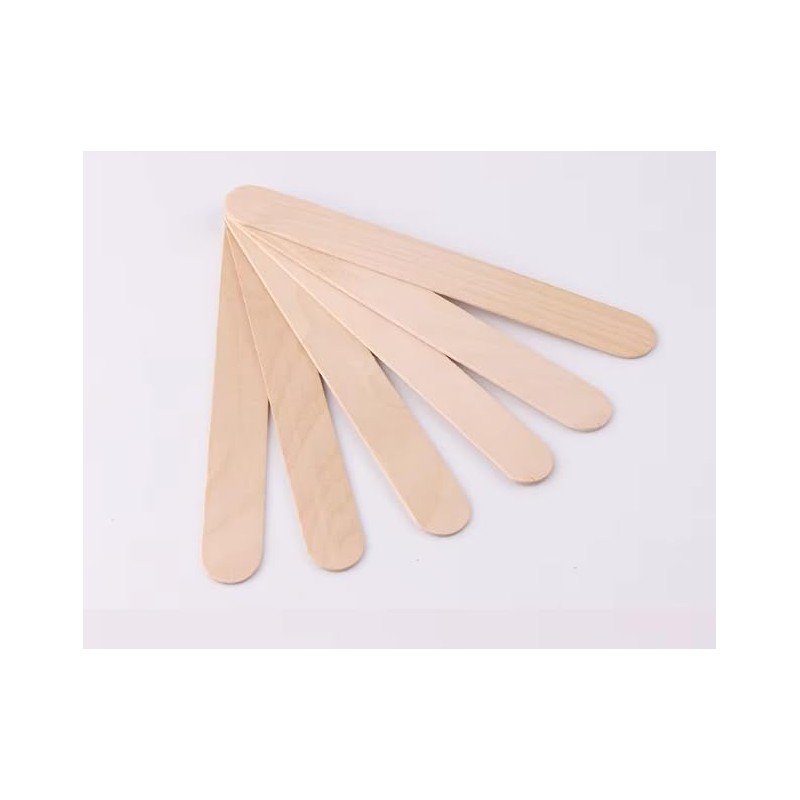 Disposable Wooden Tongue Depresser, 100 Pieces per Box, Waxing Spatulas