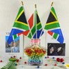 QQSD South Africa Small Flag South African Stick Mini Hand
