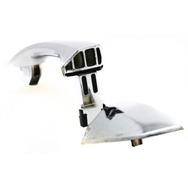 Exterior Front Door Handle Compatible with HONDA ACCORD 2008-2012 RH Chrome USA/Japan Built Sedan/Coupe (=Rear)