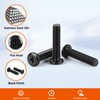 M5-0.8 x 30mm Flat Round Head Machine Screw, Furniture Bolts